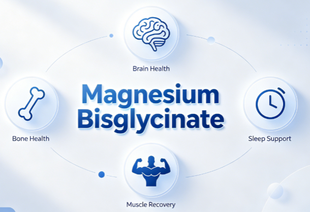 Magnesium Bisglycinate – Premium Chelated Magnesium Raw Material