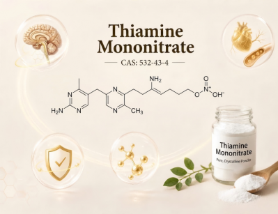 High Stability Food Grade Thiamine Mononitrate Vitamin B1 Powder For Dietary Supplement