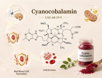 High Stability USP Food Grade Cyanocobalamin Vitamin B12 Powder For Multivitamin