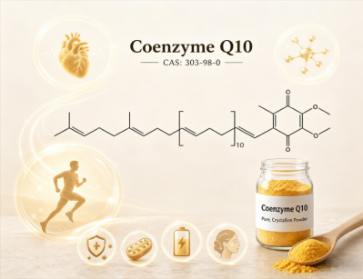 98% HPLC Fermented Coenzyme Q10 Ubiquinone Powder For Heart Health Dietary