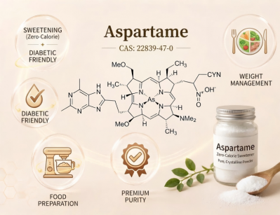 99% FCC USP Food Grade Aspartame E951 Low Calorie Sweetener Powder For Sugar Free Drinks
