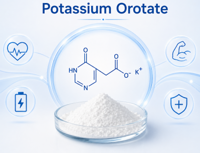 High purity Potassium Orotate powder, nutritional mineral raw material for dietary supplement production